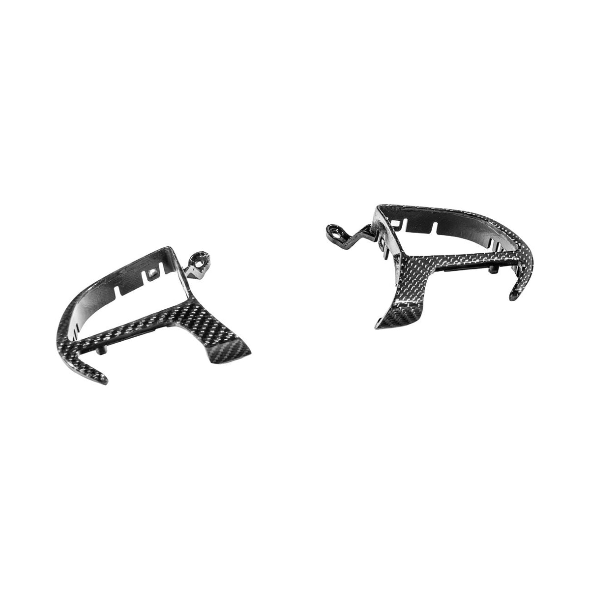 2015-Up Dodge Charger Challenger Durango Carbon Fiber Steering Wheel Button Trim Bezel Replacements image 8