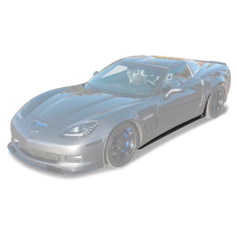 Corvette C6 Grand Sport / Z06 / ZR1 Side Skirts Rocker Panels image 1