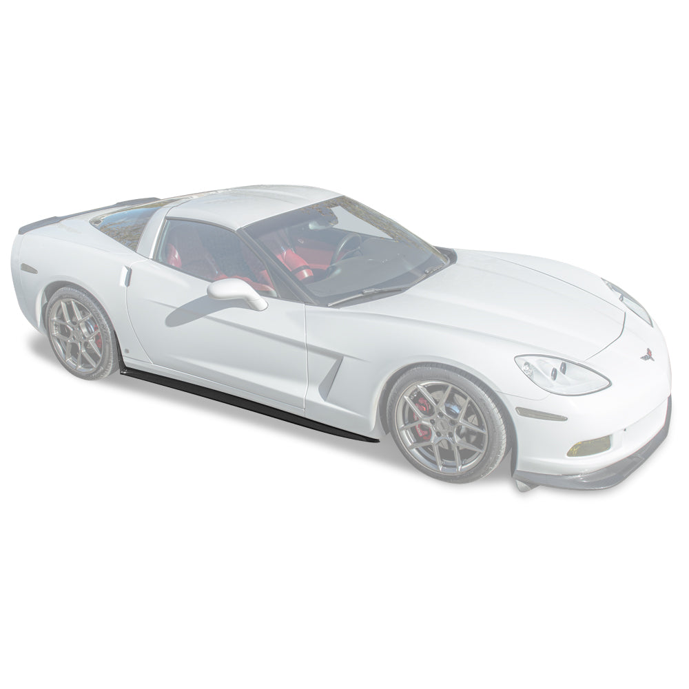 Corvette C6 Base | ZR1 Conversion Side Skirts Rocker Panels image 33
