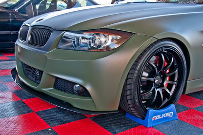 Bumper Carbon Fiber Front Wind Splitter-BMW E90 M-Sport