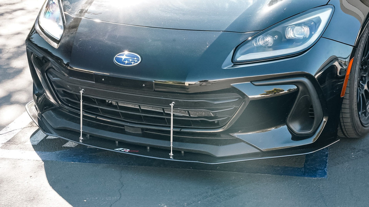 Carbon Fiber Wind Splitter w/ Rods-Subaru BRZ 2022+