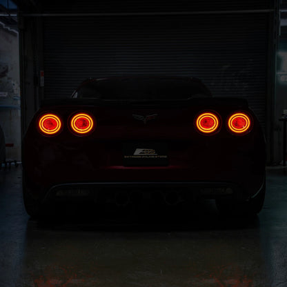 2005-13 Chevrolet Corvette C6 Infinity Style LED Tail Lights image 1