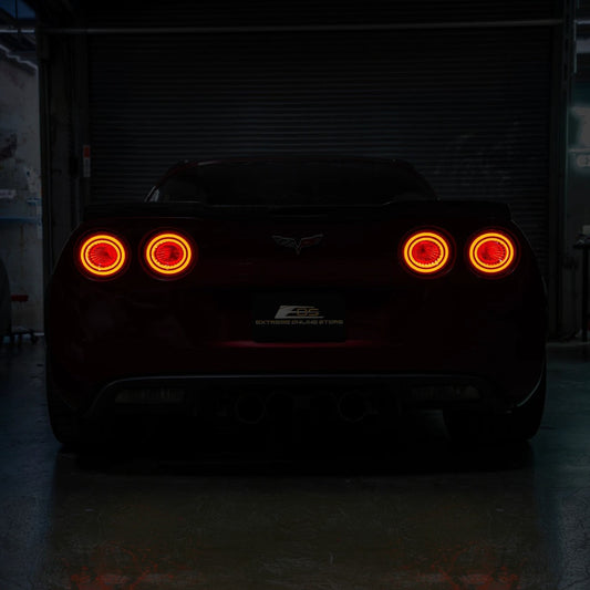 2005-13 Chevrolet Corvette C6 Infinity Style LED Tail Lights image 1