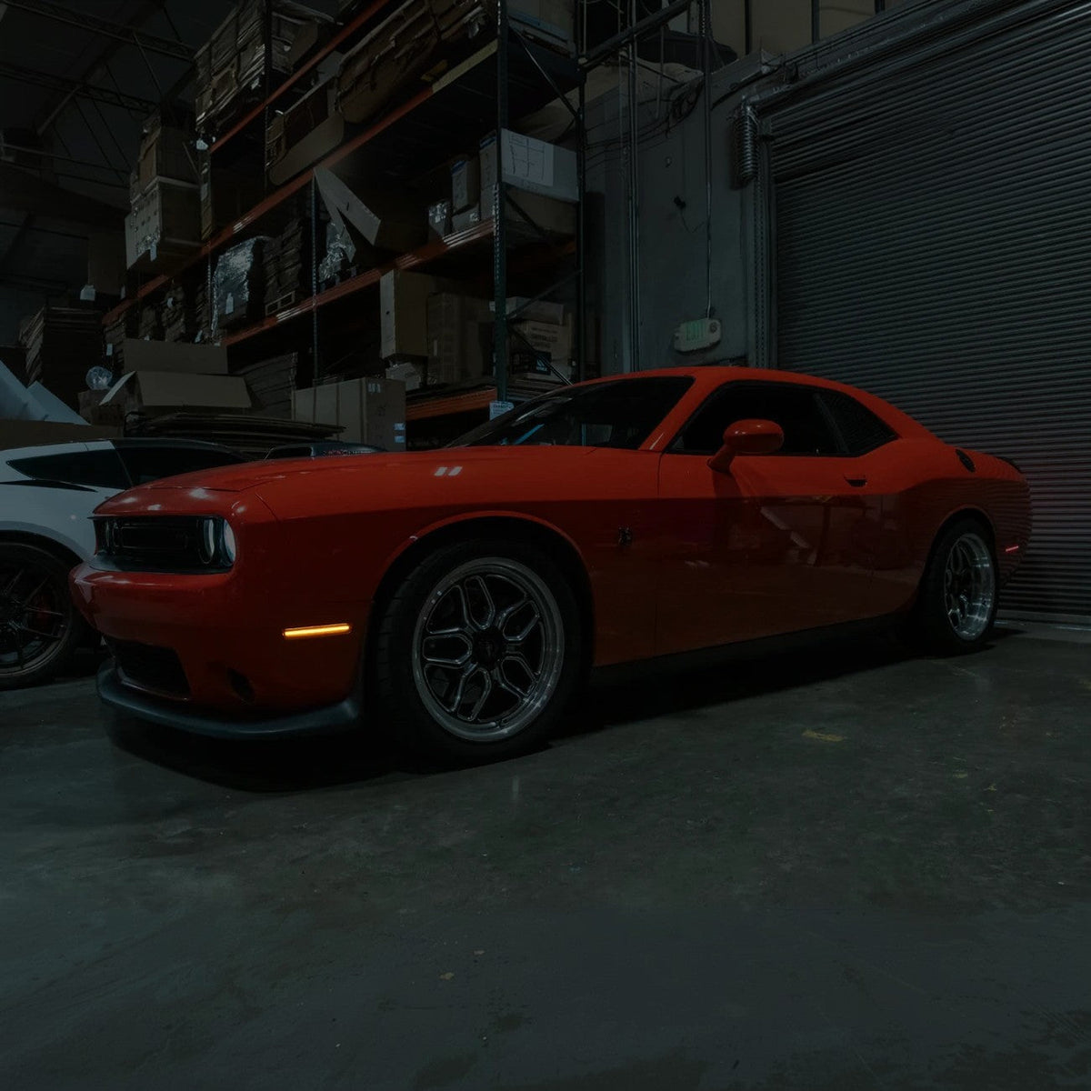 2015-23 Dodge Challenger | Front Bumper Amber LED Reflector Side Marker Light image 24