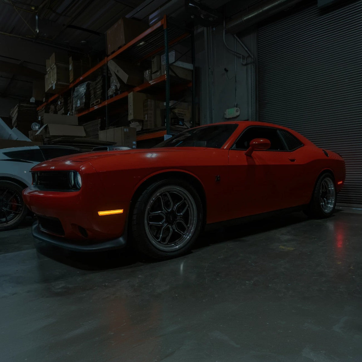 2015-23 Dodge Challenger | Front Bumper Amber LED Reflector Side Marker Light image 45