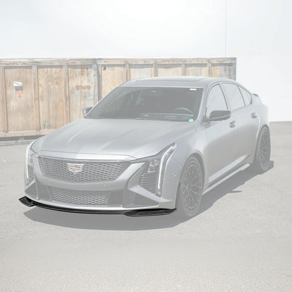 2025-Up Cadillac CT5-V Blackwing | Factory Dry Carbon Fiber Front Lip Splitter image 1