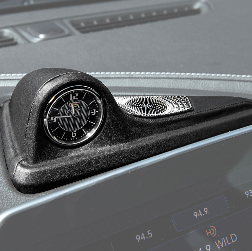 2020-24 Cadillac CT5 | Leather Dashboard Center Analog Clock & Speaker Pod image 3