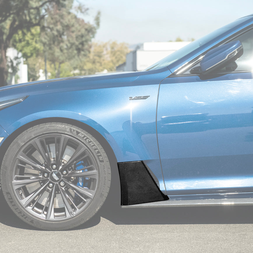 2020-Up Cadillac CT5-V Blackwing | Dry Carbon Fiber Side Fender Lower Piece image 1