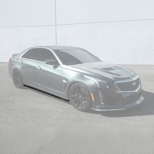 2016-19 Cadillac CTS-V | CARBON FIBER Package V2 Side Skirts image 1