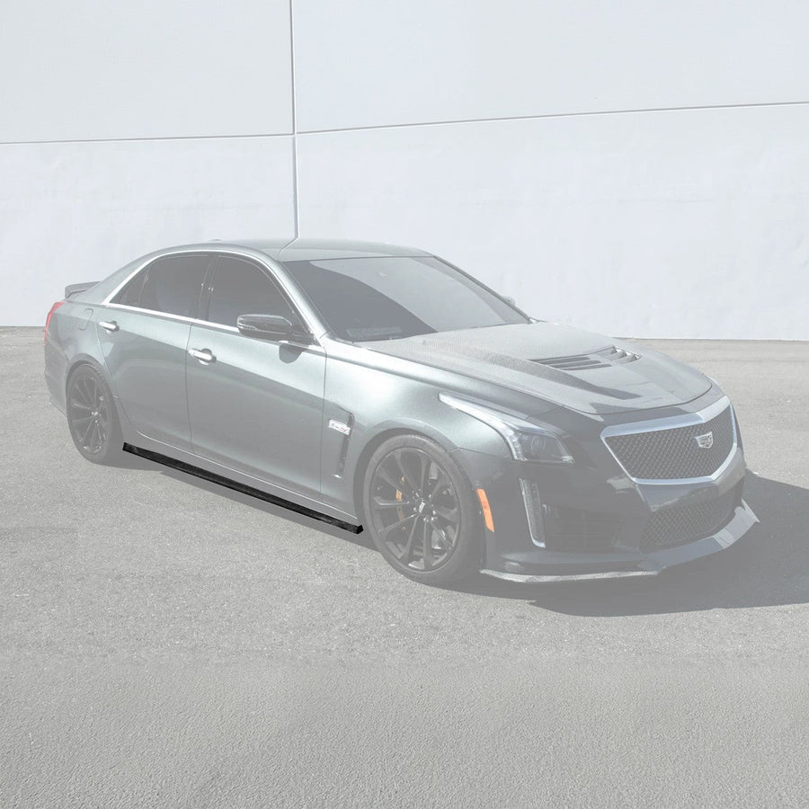 2016-19 Cadillac CTS-V | CARBON FIBER Package V2 Side Skirts image 1