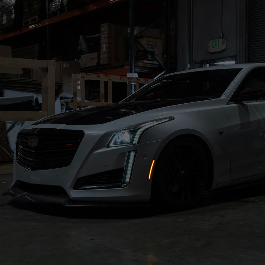 2014-19 Cadillac ATS & CTS | Front Bumper Amber LED Side Marker Lights image 26