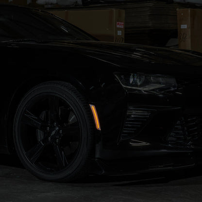 2016-24 Chevrolet Camaro | Front Bumper Amber LED Side Marker Lights image 1