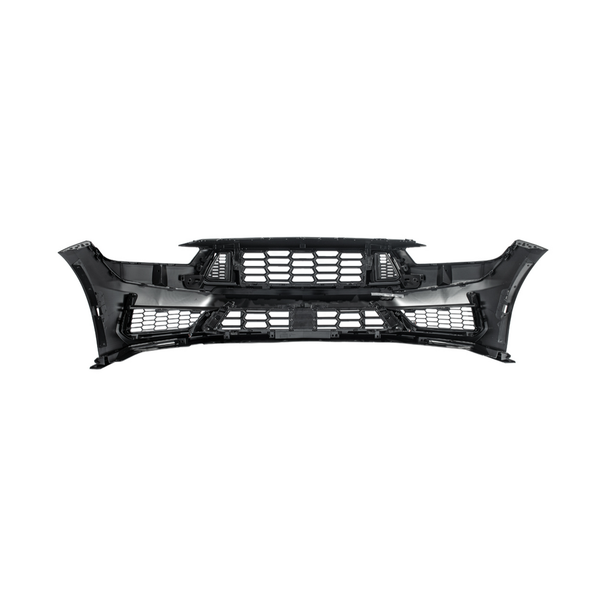 2024-Up Mustang | Dark Horse Style Front Bumper Cover Lip w/ LED Side Grille image 27
