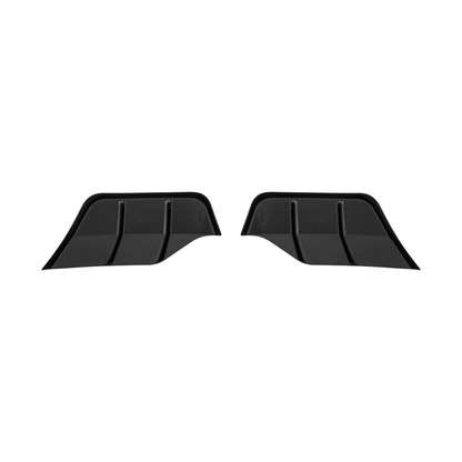 2025-Up Tesla Model Y | Fast Style Glossy Black Rear Bumper Finned Diffuser image 16