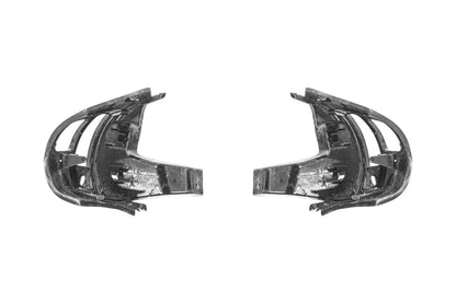 Corvette C6 Dry Carbon Fiber Steering Wheel Button Control Bezel Covers image 16