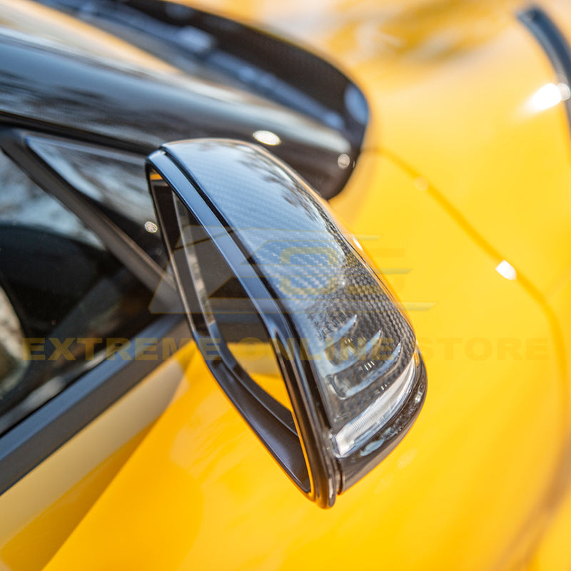 2020-Up Toyota Supra Carbon Fiber Mirror Covers image 10