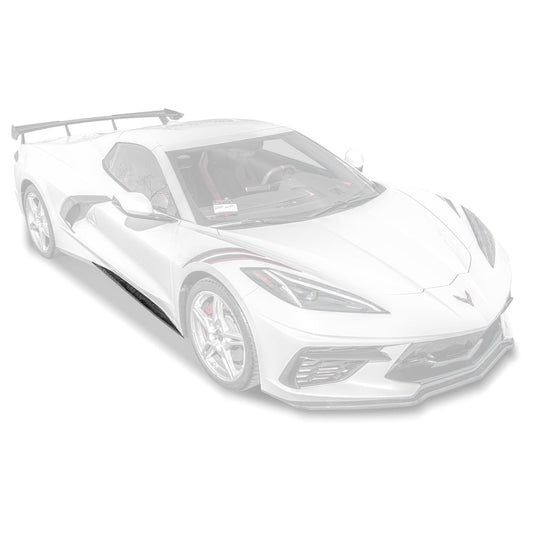 Chevrolet Corvette C8 Z51 Package Side Skirts image 1