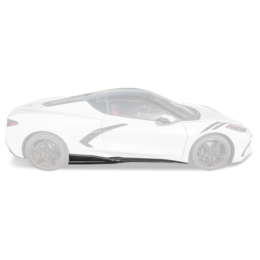 Blemished / Outlet - Chevrolet Corvette C8 3VM Side Skirts image 1