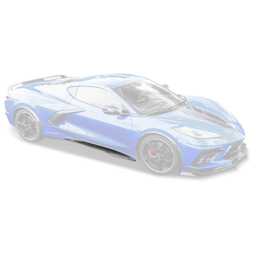 Chevrolet Corvette C8 Z06 Conversion Side Skirts image 46