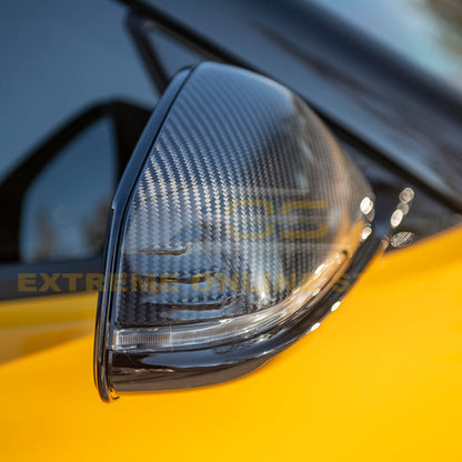 2020-Up Toyota Supra Carbon Fiber Mirror Covers image 8