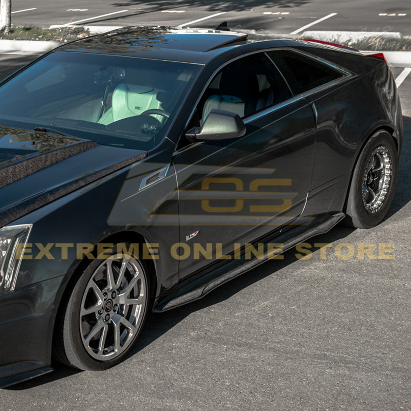 2009-15 Cadillac CTS-V Coupe Carbon Fiber Side Skirts image 2