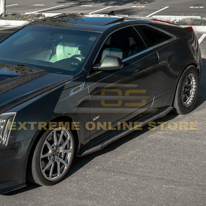 2009-15 Cadillac CTS-V Coupe Carbon Fiber Side Skirts image 2
