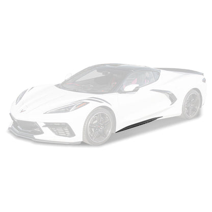 Chevrolet Corvette C8 Z51 Package Side Skirts image 3