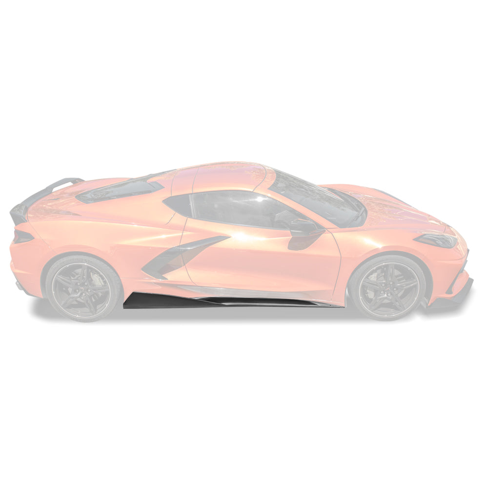 Chevrolet Corvette C8 DRY CARBON FIBER 5VM Side Skirts image 3