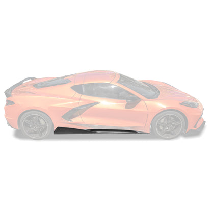 Chevrolet Corvette C8 DRY CARBON FIBER 5VM Side Skirts image 3