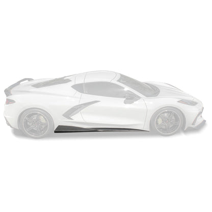 Chevrolet Corvette C8 DRY CARBON FIBER 5VM Side Skirts image 24