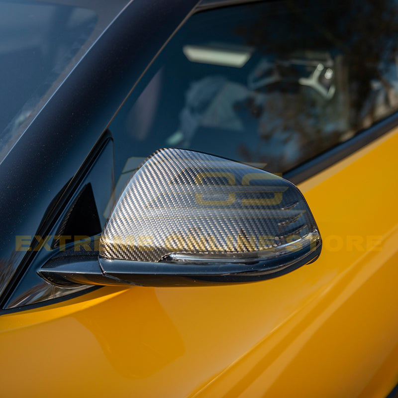 2020-Up Toyota Supra Carbon Fiber Mirror Covers image 7