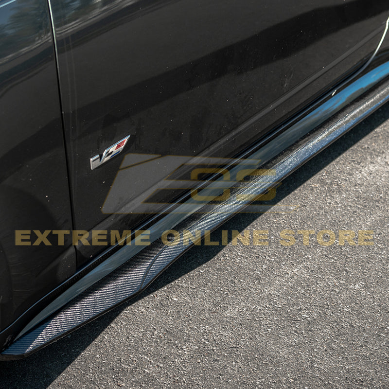 2009-15 Cadillac CTS-V Coupe Carbon Fiber Side Skirts image 4