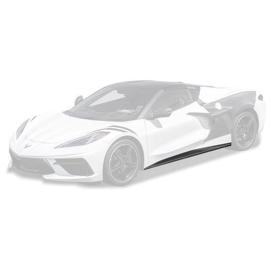 Corvette C8 EOS Performance Side Skirts image 1