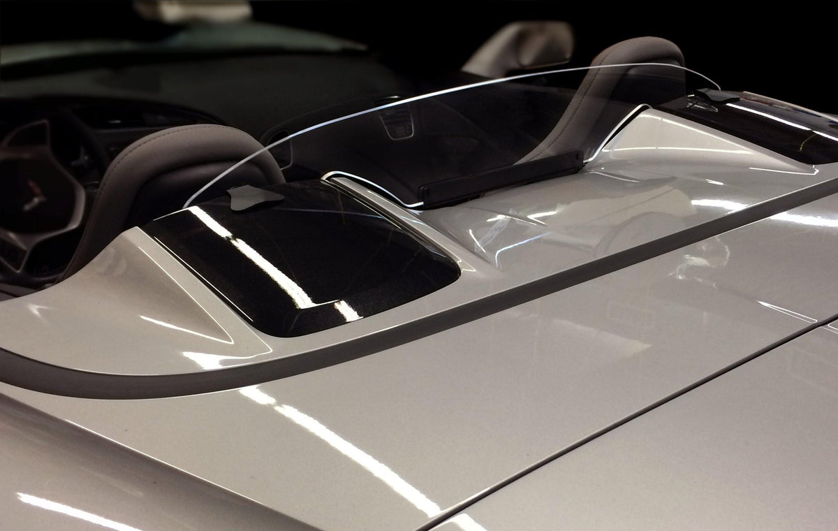 WindRestrictor® C7 Convertible Rear Add On Wind Deflector image 12