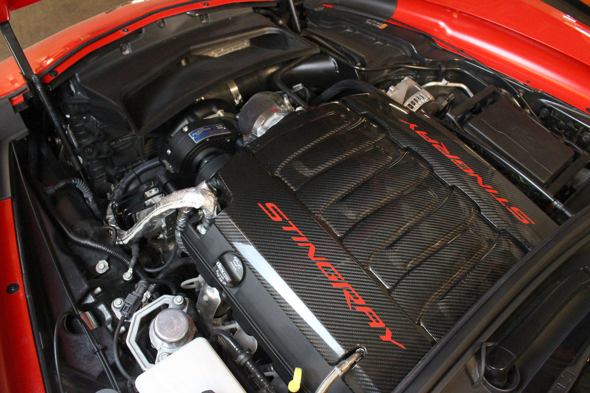 Carbon Fiber Engine Cover Package-Chevrolet C7 Corvette