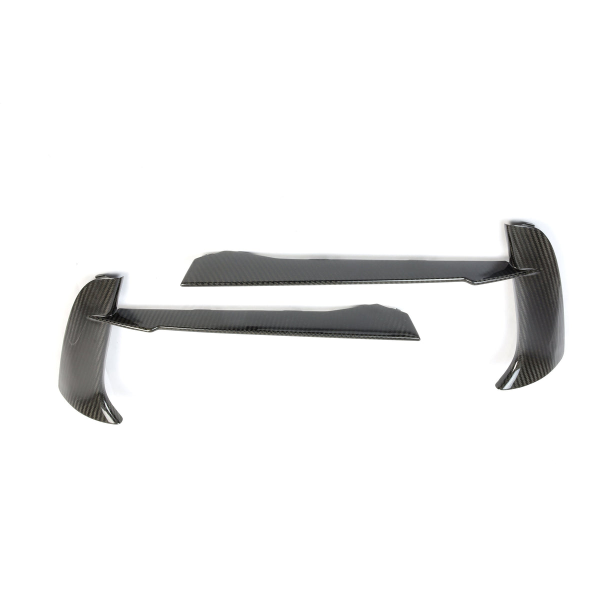 Carbon Fiber Front Bumper Side Bezels-Chevrolet C8 Corvette