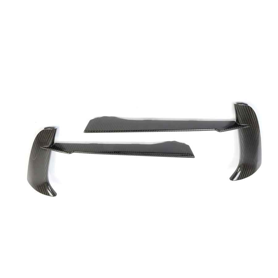 Carbon Fiber Front Bumper Side Bezels-Chevrolet C8 Corvette