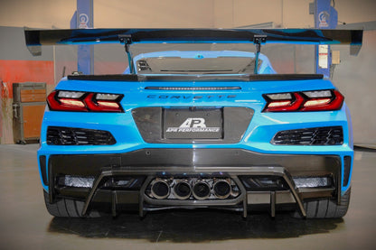 Carbon Fiber Rear Diffuser - Chevrolet C8 Corvette Z06/ZR1