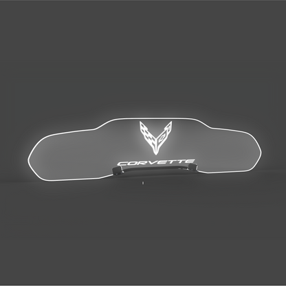WindRestrictor® C8 Coupe Rear Add On Glow Plate image 12