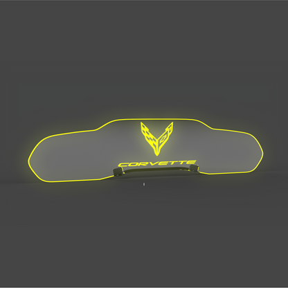 WindRestrictor® C8 Coupe Rear Add On Glow Plate image 10