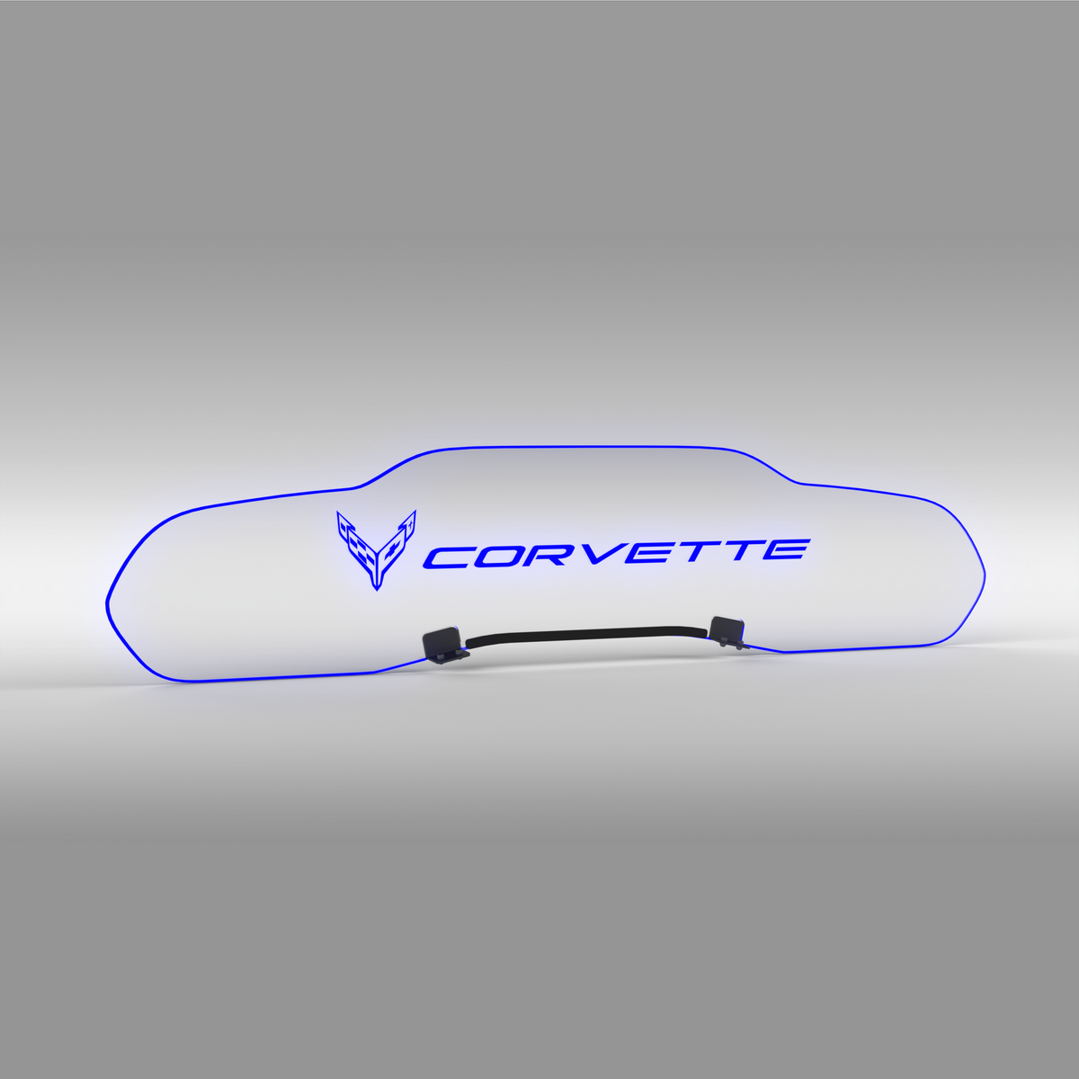 WindRestrictor® C8 Coupe Rear Add On Glow Plate image 43