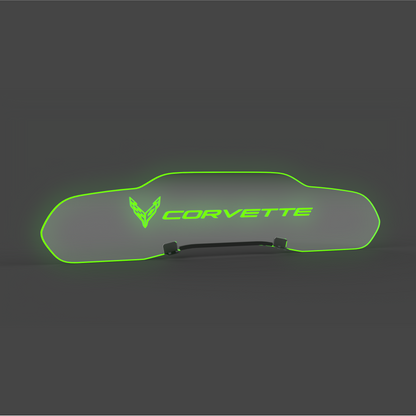 WindRestrictor® C8 Coupe Rear Add On Glow Plate image 41