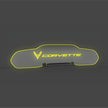 WindRestrictor® C8 Coupe Rear Add On Glow Plate image 40