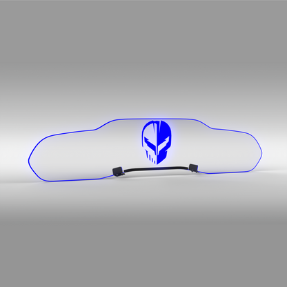WindRestrictor® C8 Coupe Rear Add On Glow Plate image 18