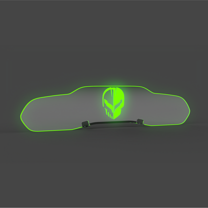 WindRestrictor® C8 Coupe Rear Add On Glow Plate image 16