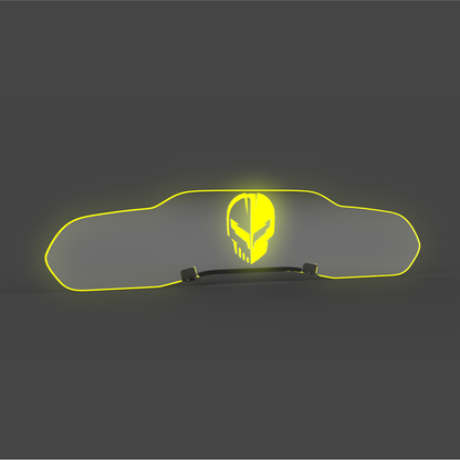 WindRestrictor® C8 Coupe Rear Add On Glow Plate image 15