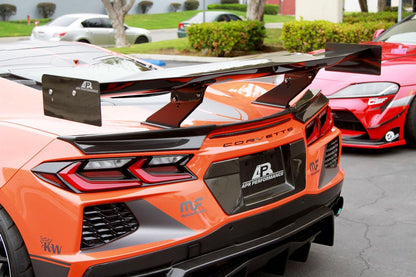 Carbon Fiber License Plate Backing-Chevrolet C8 Corvette Stingray