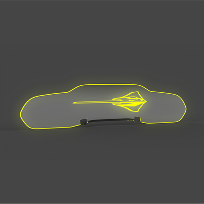 WindRestrictor® C8 Coupe Rear Add On Glow Plate image 50