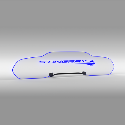 WindRestrictor® C8 Coupe Rear Add On Glow Plate image 33