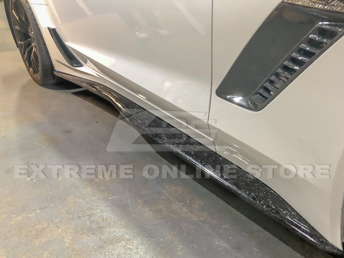 Corvette C7 Z06 Conversion Side Skirts Rocker Panels image 36
